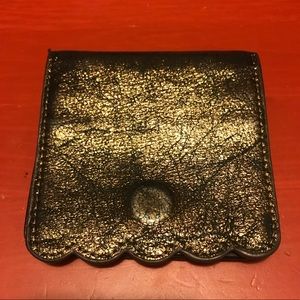 Gold Iridescent Anthropologie Wallet